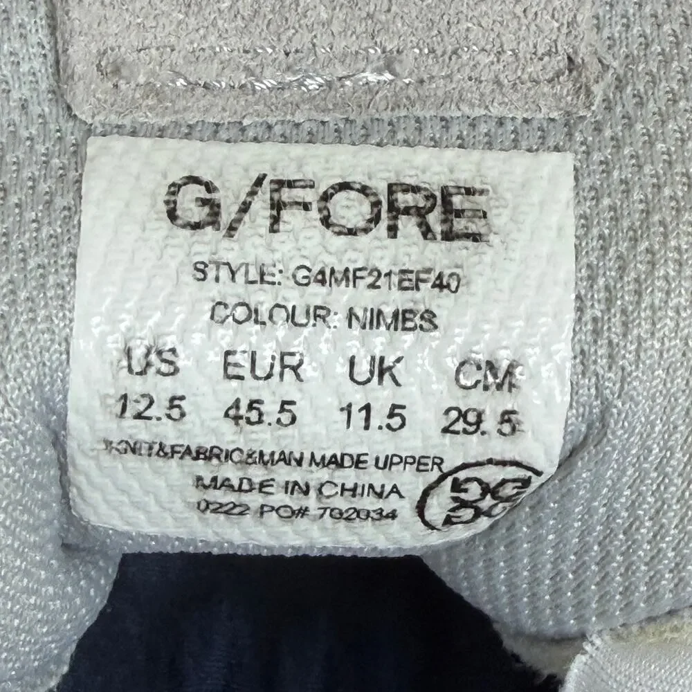 G/FORE MG4X2 NYLON HYBRID GOLF CROSS TRAINER SHOES BLUE GRAY MEN’S SZ 12.5
